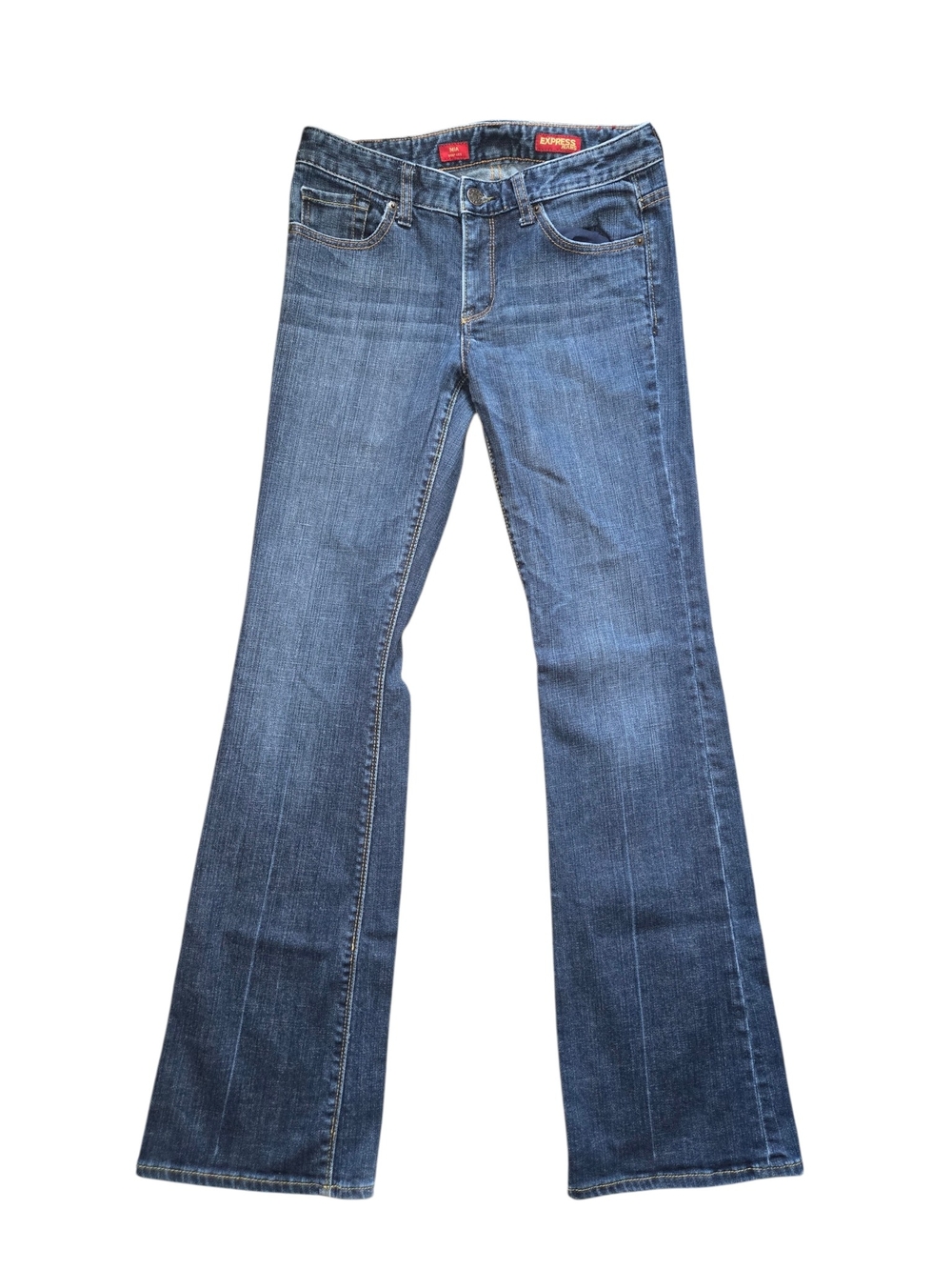 Express Mia Mid-Rise Bootcut Jeans